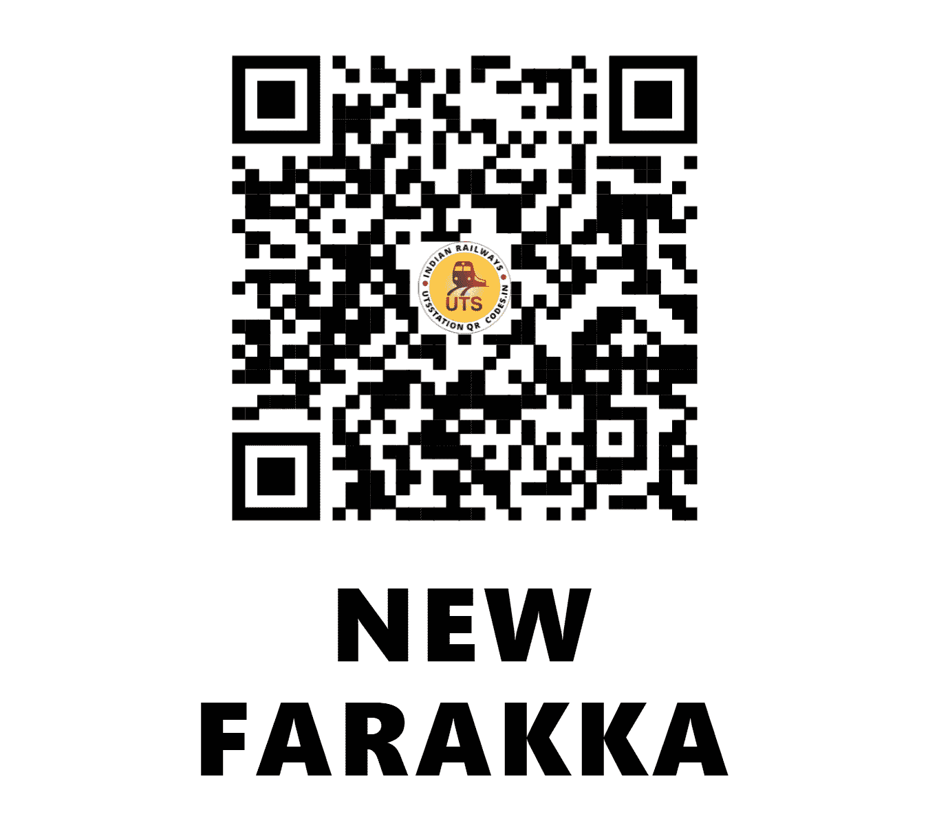 UTS QR Code for NEW FARAKKA - NFK (ER - WEST BENGAL)